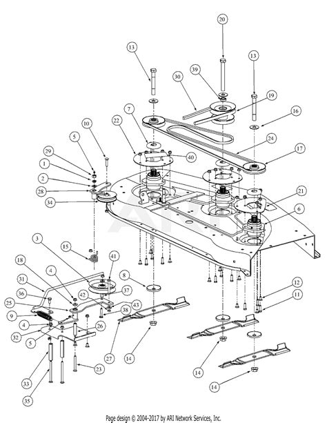 Models 48 Inch <b>Spindle</b> <b>Assembly</b> Prices shown are USD Ref# Part Price Qty 1 IDLER ARM ASSEMB (Mfg. . Cub cadet spindle assembly diagram